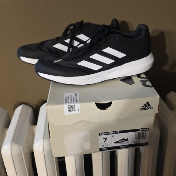 adidas Shoes - Adidas Black and White Athletic Shoes